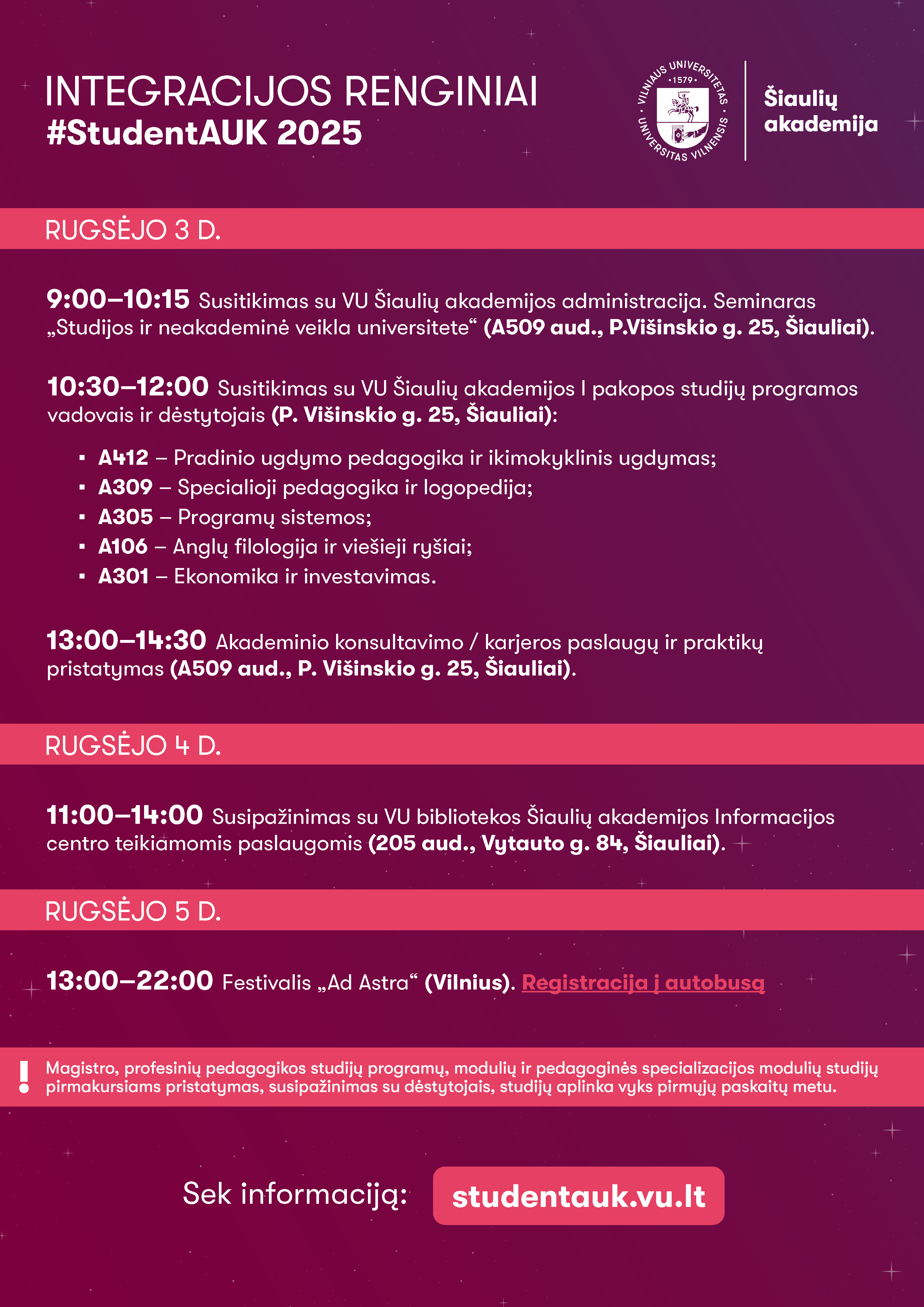 Integration Events 2025 links 08 28