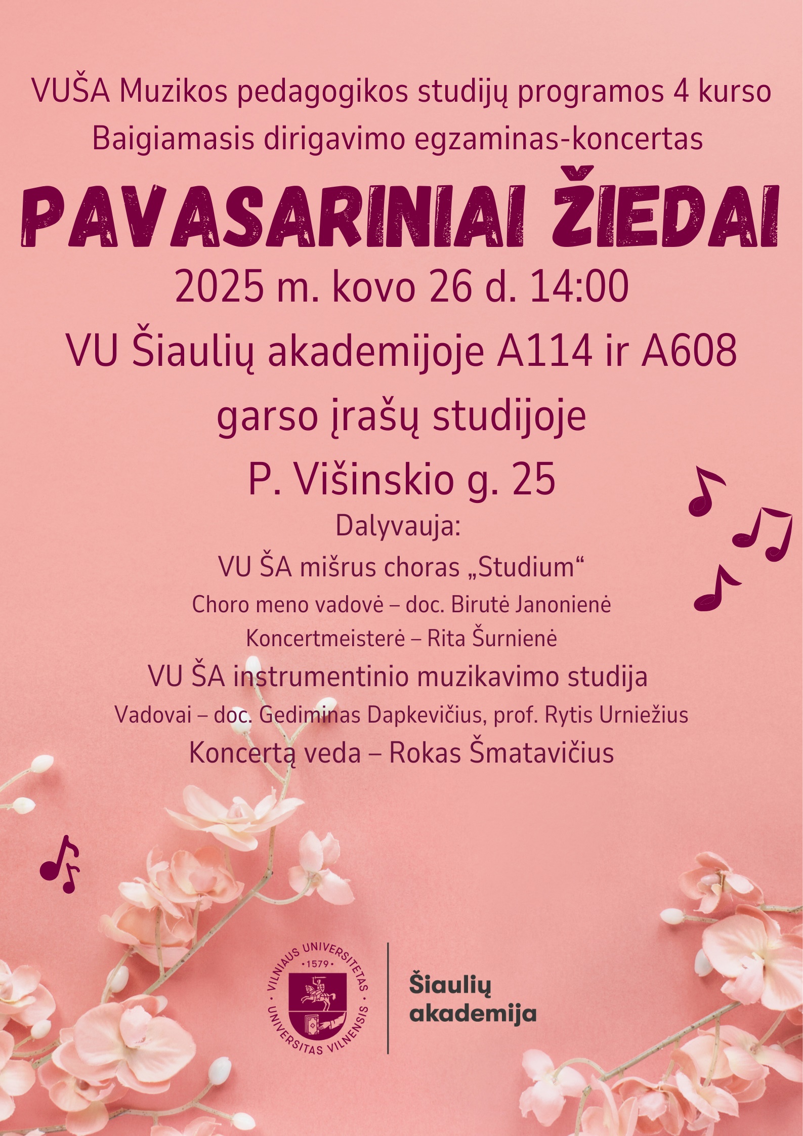VU ŠA Muzikos pedagogika