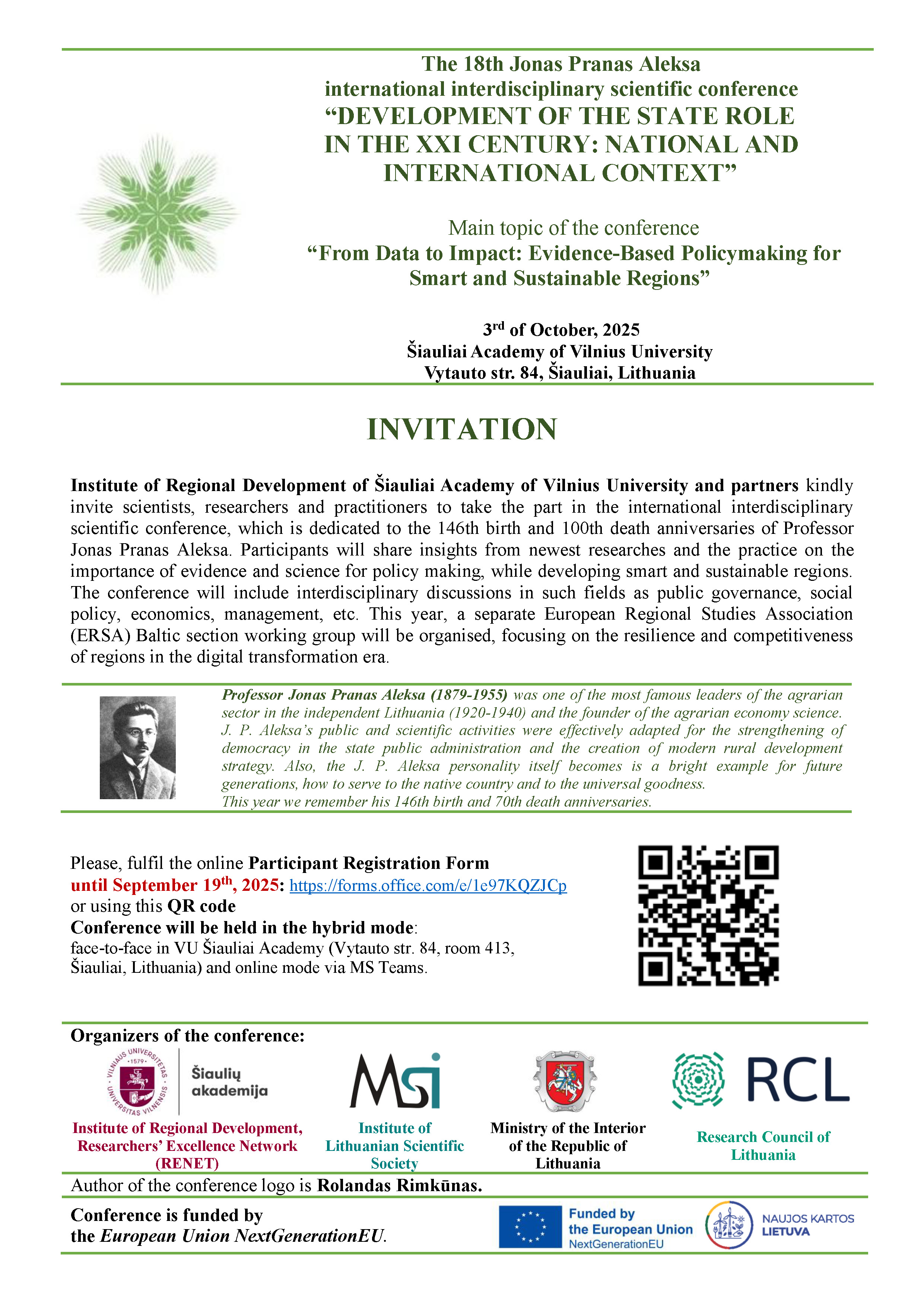 Invitation to Aleksa conference 2025 10 03 Page 1