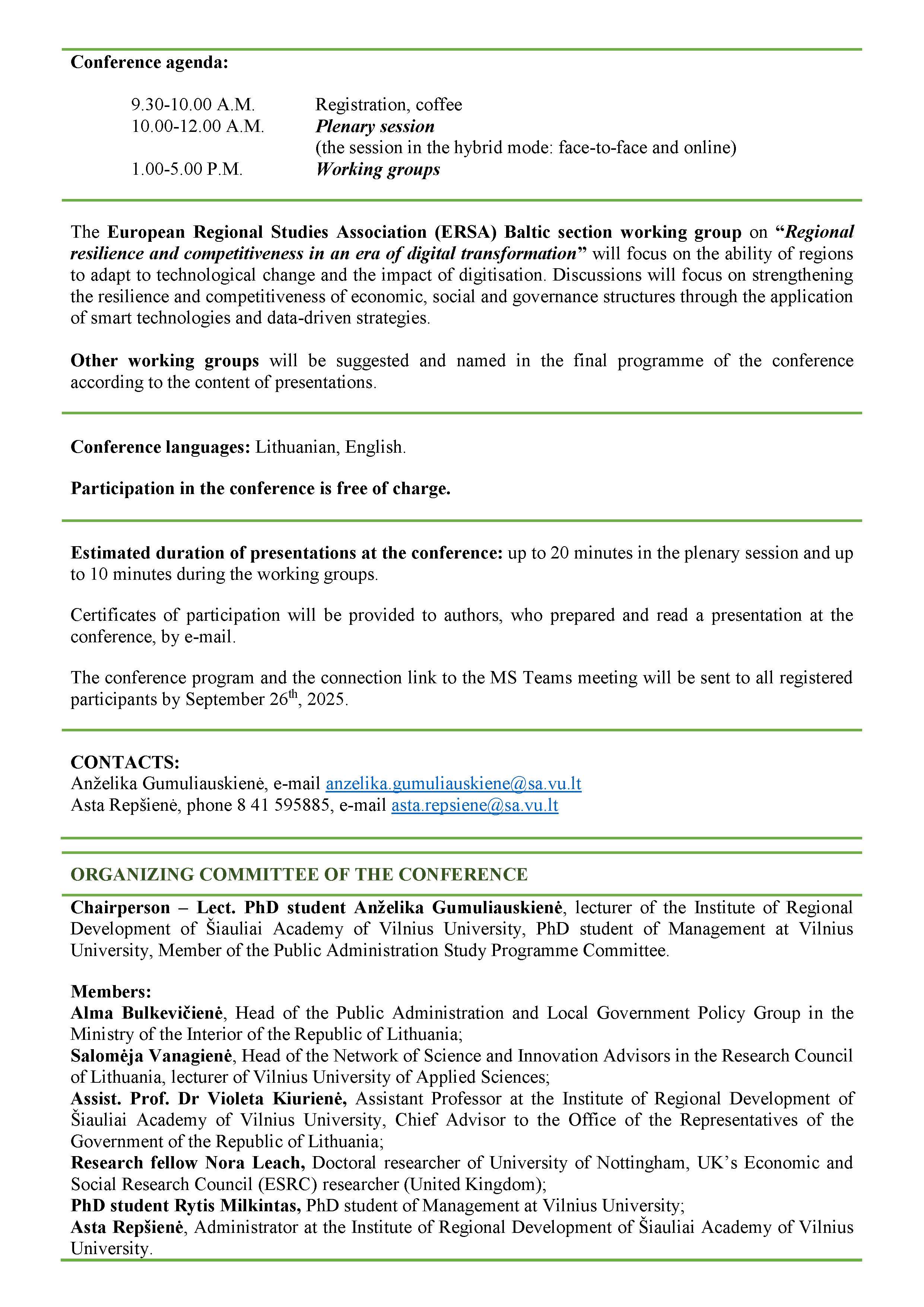 Invitation to Aleksa conference 2025 10 03 Page 2