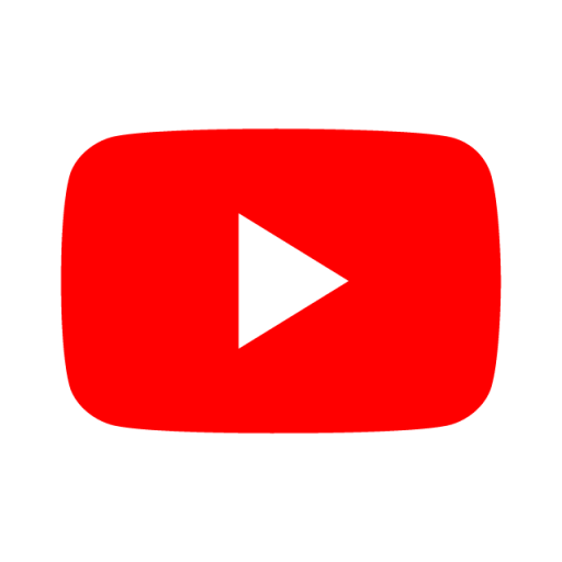 YouTube icon SVG 512x512